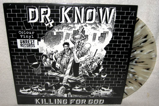 DR KNOW "Killing For God" LP (Unrest) Import Color Vinyl